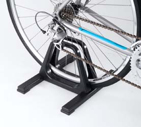 Gear Up Grandstand Single Bike Floor Stand Black